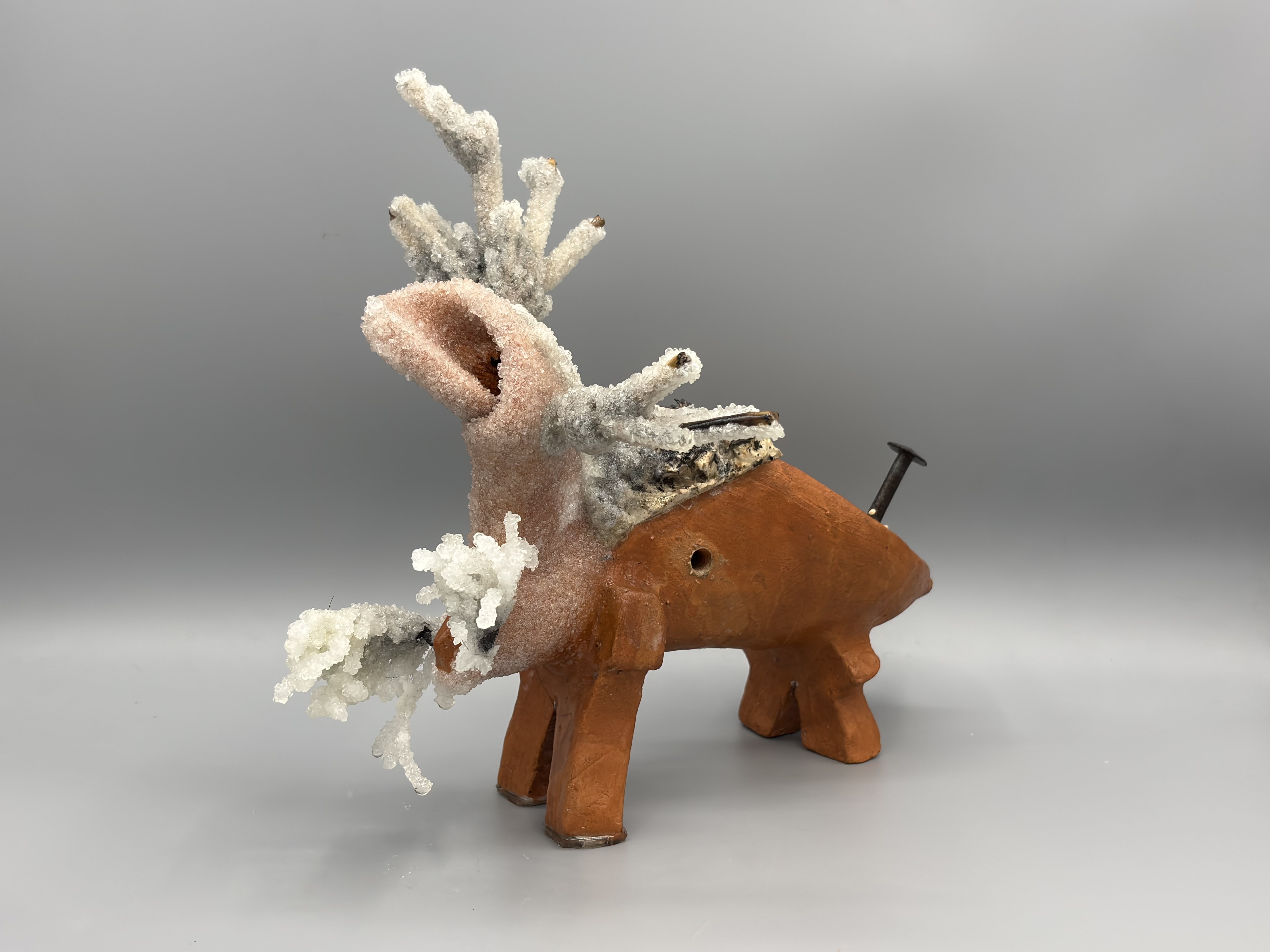 Mojahid Musa, found object, clay sculptures,dhaka art summit